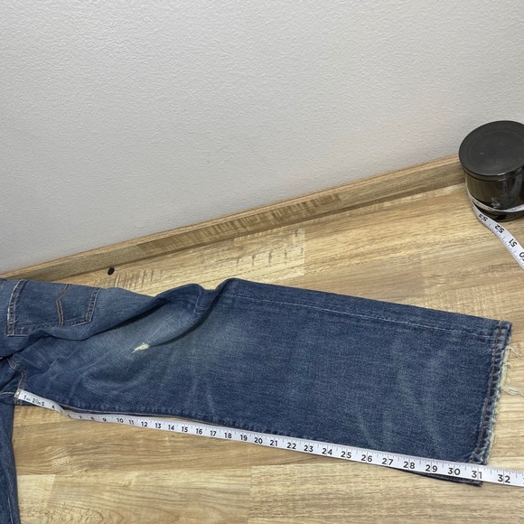 Denim & Supply Ralph Lauren Tapered Straight Jeans Men 40x30 actual 42x31 Blue - Picture 9 of 9